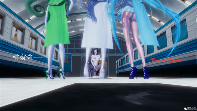 少女[3D]触手本子之电车之狼03-火星篇