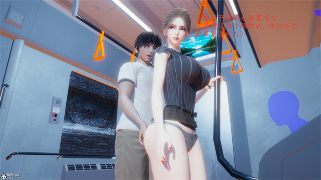 少女[3D]触手本子之电车之狼03-火星篇