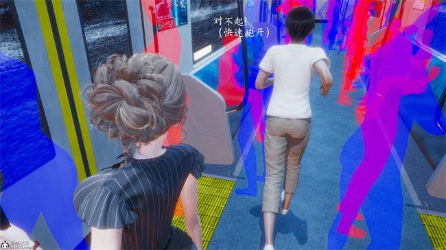 少女[3D]触手本子之电车之狼03-火星篇