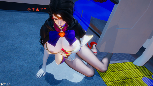 少女[3D]触手本子之电车之狼03-火星篇