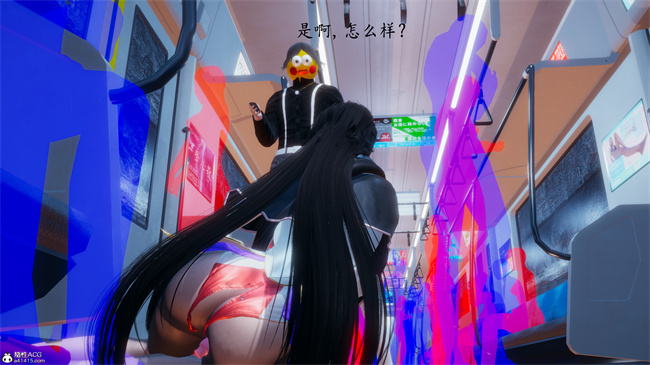 少女[3D]触手本子之电车之狼03-火星篇