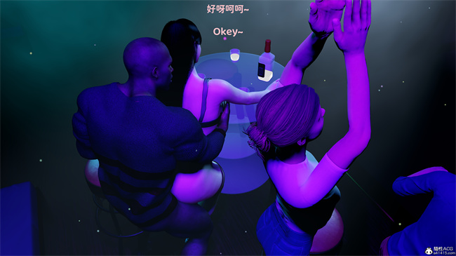 [3D]触手漫画之留学女友成了媚黑母狗3話