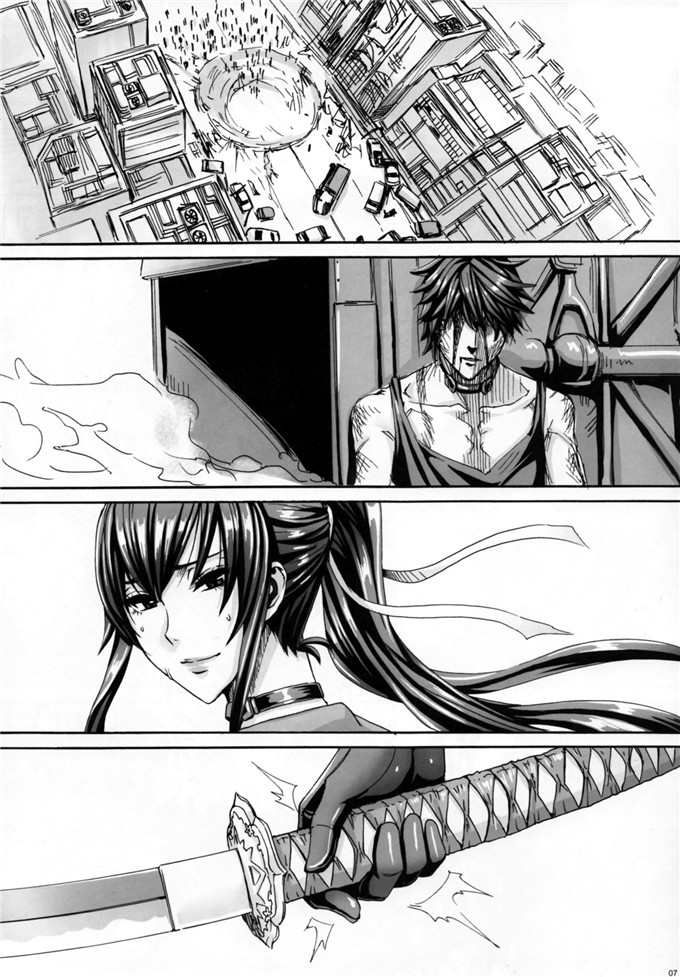 里番漫画之伢子和孝h本子KISS OF THE DEAD4