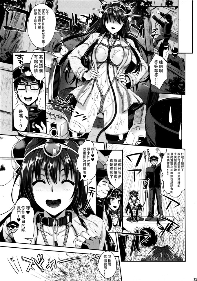 里番漫画之大和酱本子(C87)(小島紗, Lazu)]戦艦長門と変態提督