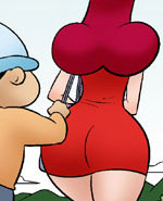 邪恶漫画丰满的臀