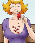 邪恶漫画A到D的胸