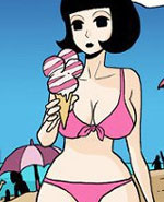 高跟鞋：草莓冰激