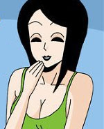 高跟鞋：小狗舔人