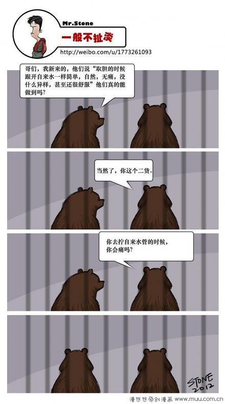 一般不扯淡：取胆的时候