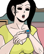 卡列漫画具有隐身