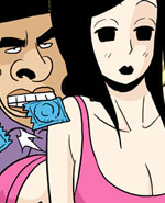 卡列漫画情侣的性