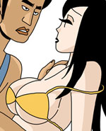 卡列漫画愤青男