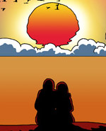 卡列漫画她不一样