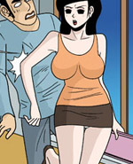 卡列漫画裙子变短