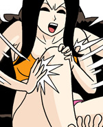 卡列漫画蚊子的吸